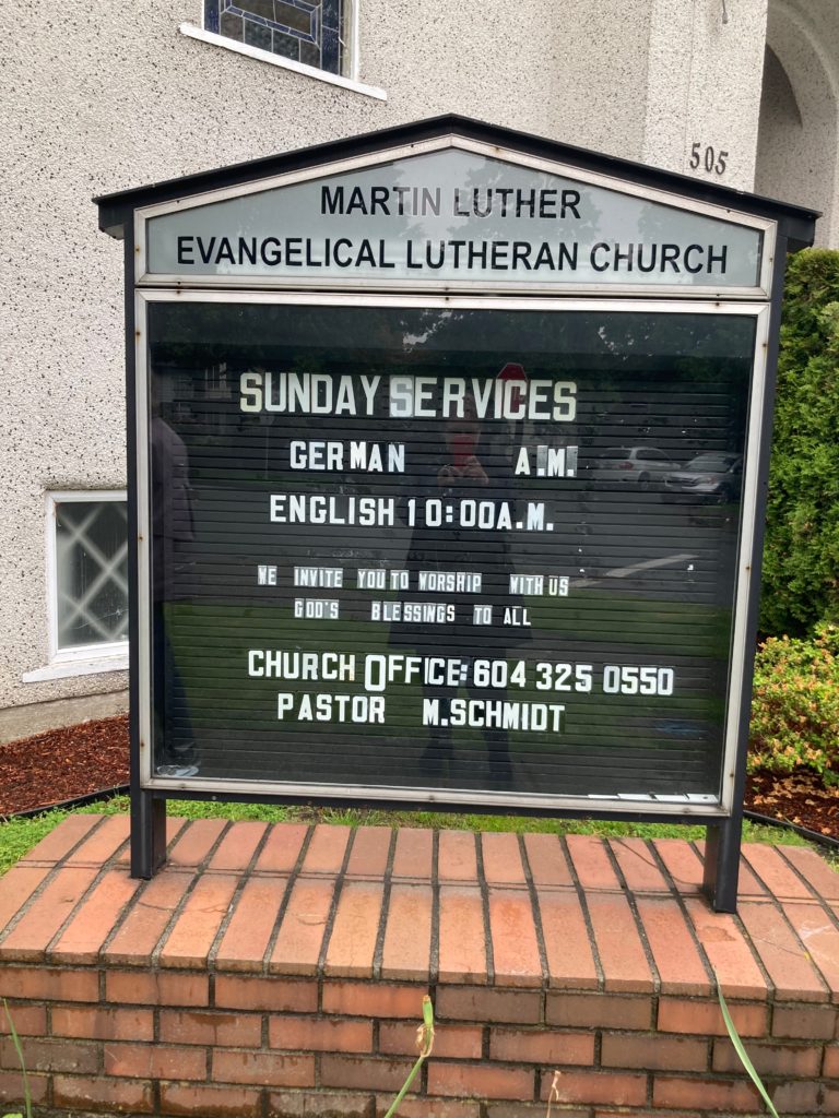 Martin Luther Church Info